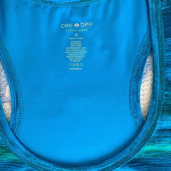 racerback tank turquoise Cheryl Burke - Picture 6 of 6